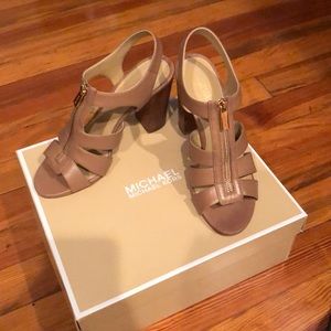 Michael Kors leather sandals